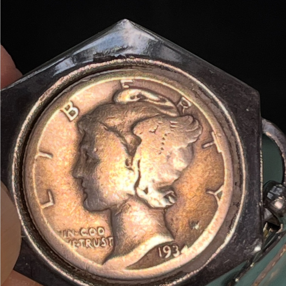 Vintage Liberty Head Mercury Dime Silver CoinLink Vintage Coin Bracelet - Picture 10 of 13